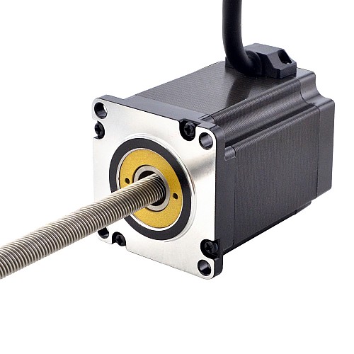 NEMA 23 Non-Captive Acme Linear Stepper Motor 4.0A 76mmStack Screw Lead 10.16mm(0.4) Lead Length 250mm - 23N30S4004NG5-250RS | StepperOnline AU