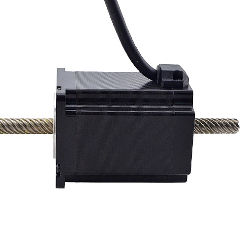 NEMA 23 Non-Captive Acme Linear Stepper Motor 4.0A 75mm Stack Screw Lead 25.4mm(1) Lead Length 250mm - 23N30S4004YG5-250RS | StepperOnline AU