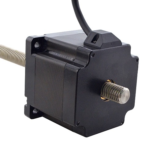 NEMA 34 Non-Captive Acme Linear Stepper Motor 5.5A 76mm Stack Screw Lead 2.54mm(0.1) Lead Length 300mm - 34N30S5504GK5-300RS | StepperOnline AU
