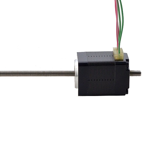 Nema 8 Non-captive 28.2mm Stack 0.24A Lead 0.6096mm(0.024) Length 150mm - 8N11S0244CC5-150RS | StepperOnline AU