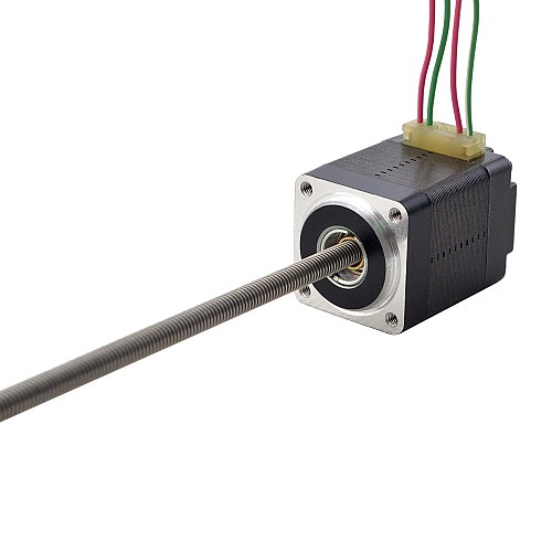 Nema 8 Non-captive 28.2mm Stack 0.24A Lead 0.6096mm(0.024) Length 150mm - 8N11S0244CC5-150RS | StepperOnline AU