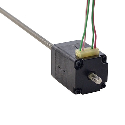 Nema 8 Non-captive 28.2mm Stack 0.24A Lead 0.6096mm(0.024) Length 150mm - 8N11S0244CC5-150RS | StepperOnline AU