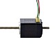 NEMA 8 Non-Captive Acme Linear Stepper Motor 0.5A 28.2mm StackScrew Lead 2mm(0.07874) Lead Length 150mm - 8N11S0504AC5-150RS | StepperOnline AU