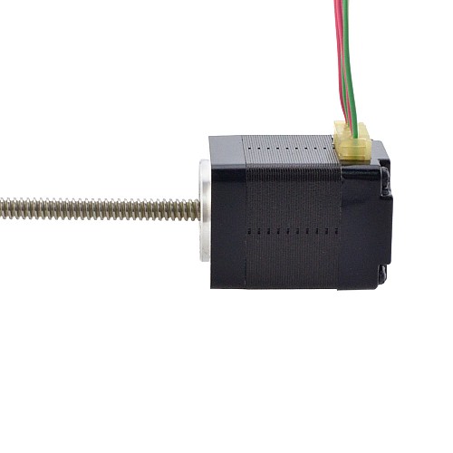 NEMA 8 Non-Captive Acme Linear Stepper Motor 0.5A 28.2mm Stack Screw Lead 1mm(0.03937) Lead Length 150mm - 8N11S0504SC5-150RS | StepperOnline AU