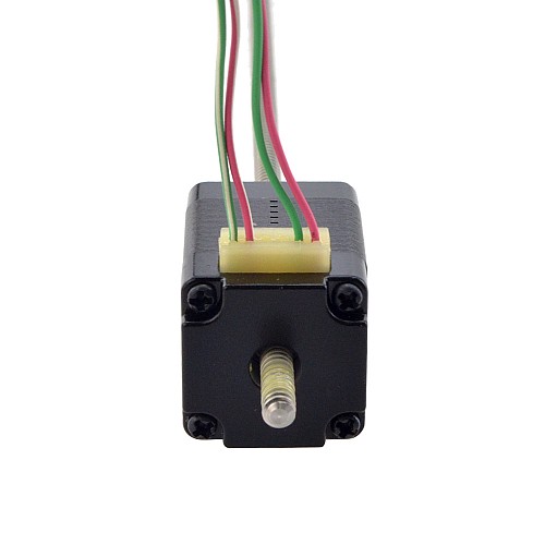 NEMA 8 Non-Captive Acme Linear Stepper Motor 0.5A 28.2mm Stack Screw Lead 1mm(0.03937) Lead Length 150mm - 8N11S0504SC5-150RS | StepperOnline AU