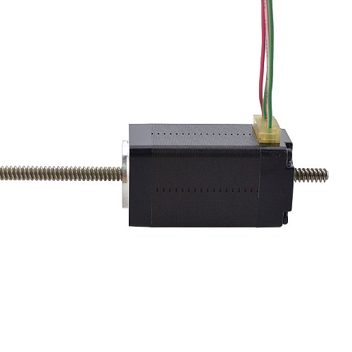 NEMA 8 Non-Captive Acme Linear Stepper Motor 0.5A 38.2mm Stack Screw Lead 2mm(0.07874) Lead Length 150mm - 8N15S0504AC5-150RS | StepperOnline AU