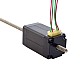 NEMA 8 Non-Captive Acme Linear Stepper Motor 0.5A 38.2mm Stack Screw Lead 4mm(0.1575) Lead Length 150mm - 8N15S0504DC5-150RS | StepperOnline AU