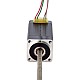 NEMA 8 Non-Captive Acme Linear Stepper Motor 0.5A 38.2mm Stack Screw Lead 4mm(0.1575) Lead Length 150mm - 8N15S0504DC5-150RS | StepperOnline AU