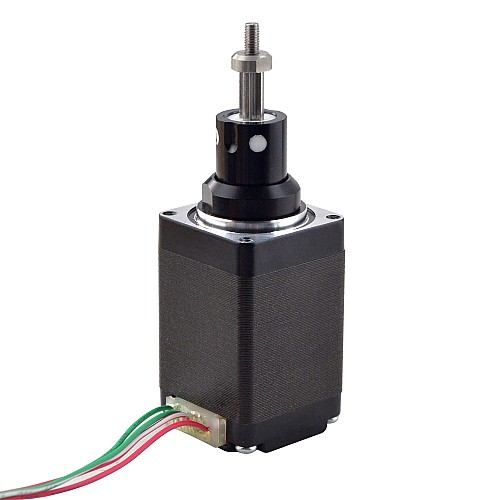 Nema 11 Captive 46mm Stack 0.35A Lead 0.635mm(0.025) Travel 12.7mm - 11C13S0754ED3-013RS | StepperOnline AU