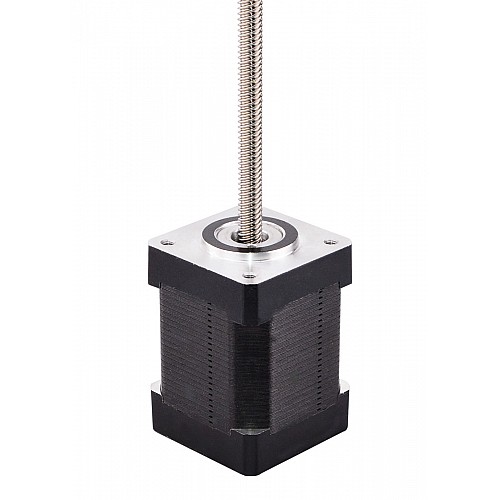 Nema 14 Non-captive 48mm Stack 0.91A Lead 4.877mm(0.192) Length 250mm - 14N17S0914QE3-250RS | StepperOnline AU