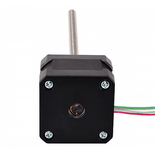 Nema 17 External 34mm Stack 1.5A Lead 0.794mm(0.031) Length 150mm - 17E13S1504LF3-150RS | StepperOnline AU