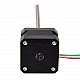 Nema 17 External 34mm Stack 1.5A Lead 1.27mm(0.05) Length 150mm - 17E13S1504FF3-150RS | StepperOnline AU