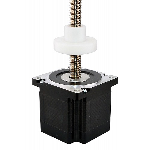 Nema 34 External 79mm Stack 3.12A Lead 6.35mm(0.25) Length 150mm - 34E31S3124RK3-150RS | StepperOnline AU