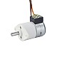Φ15x22.5mm PM Stepper motor W/Gear Ratio 100:1 Spur gearbox - 15PM20L02-SG100 | StepperOnline AU