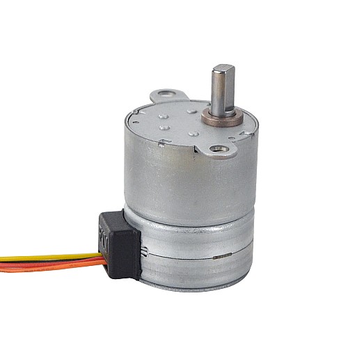 Φ25x30.5mm PM Stepper motor W/Gear Ratio 100:1 Spur gearbox - 25PM48L01-SG100 | StepperOnline AU