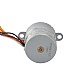 Φ25x25mm PM Stepper motor W/Gear Ratio 10:1 Spur gearbox - 25PM48M01-SG10 | StepperOnline AU