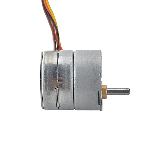 Φ25x25mm PM Stepper motor W/Gear Ratio 10:1 Spur gearbox - 25PM48M01-SG10 | StepperOnline AU