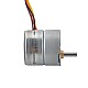 Φ25x25mm PM Stepper motor W/Gear Ratio 10:1 Spur gearbox - 25PM48M01-SG10 | StepperOnline AU