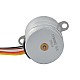 Φ25x25.5mm PM Stepper motor W/Gear Ratio 30:1 Spur gearbox - 25PM48M02-SG30 | StepperOnline AU