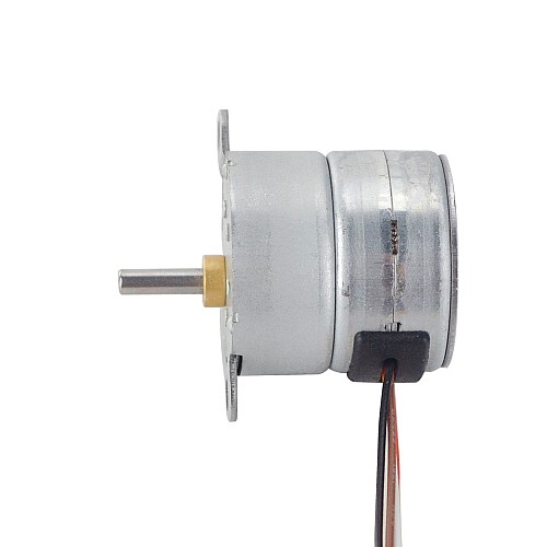 Φ25x25.5mm PM Stepper motor W/Gear Ratio 30:1 Spur gearbox - 25PM48M02-SG30 | StepperOnline AU