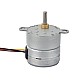 Φ25x25.5mm PM Stepper motor W/Gear Ratio 30:1 Spur gearbox - 25PM48M02-SG30 | StepperOnline AU