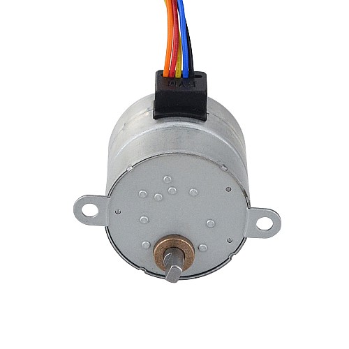 Φ35x35.2mm PM Stepper motor W/Gear Ratio 60:1 Spur gearbox - 35PM48M02-SG60 | StepperOnline AU
