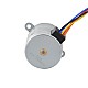Φ35x35.2mm PM Stepper motor W/Gear Ratio 60:1 Spur gearbox - 35PM48M02-SG60 | StepperOnline AU