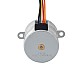 Φ35x35.2mm PM Stepper motor W/Gear Ratio 120:1 Spur gearbox - 35PM48M03-SG120 | StepperOnline AU