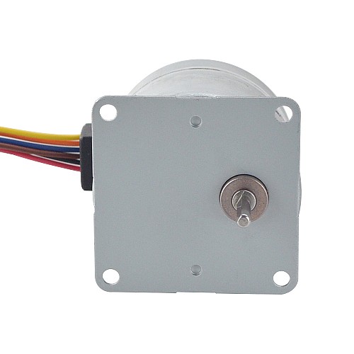 Φ42x38mm PM Stepper motor W/Gear Ratio 50:1 Spur gearbox - 42PM48M01-SG50 | StepperOnline AU