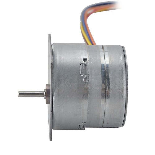 Φ42x38mm PM Stepper motor W/Gear Ratio 50:1 Spur gearbox - 42PM48M01-SG50 | StepperOnline AU