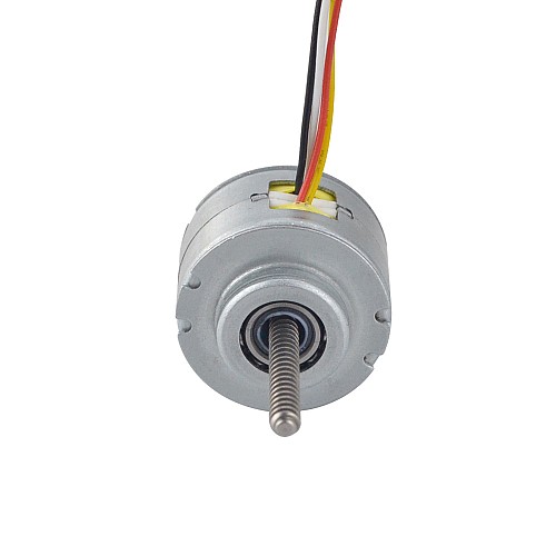 Φ25x15.6mm PM Non-Captive Linear Stepper Motor 0.23A Lead 1mm/0.039 Length 50mm - 25LN24M01-233 | StepperOnline AU