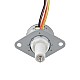 Φ25x15mm PM Captive Linear Stepper Motor 0.23A Lead 1mm/0.039 Travel 22mm - 25LN24M02-333 | StepperOnline AU