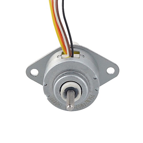 Φ25x15mm PM Captive Linear Stepper Motor 0.23A Lead 1mm/0.039 Travel 22mm - 25LN24M02-333 | StepperOnline AU
