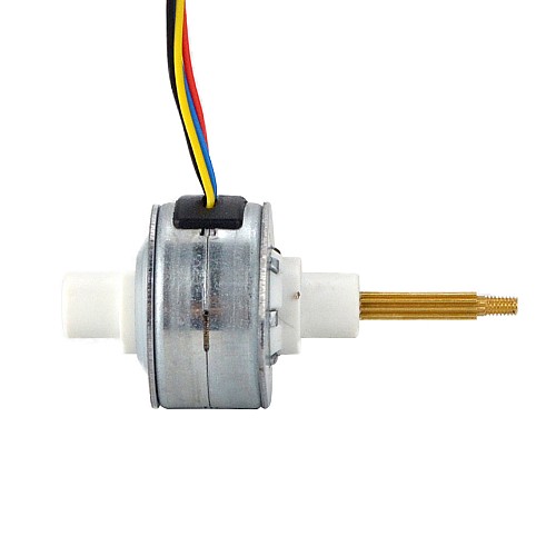 Φ25.2x15mm PM Captive Linear Stepper Motor 0.5A Lead 1.22mm/0.048 Travel 13.5mm - 25LN48L01-334 | StepperOnline AU