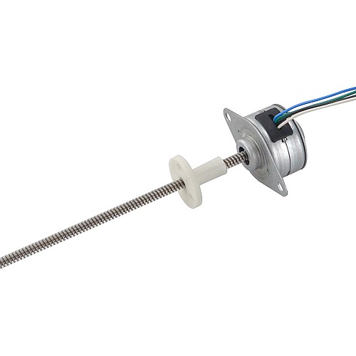 Φ25x14.5mm PM External Linear Stepper Motor 0.143A Lead 1.22mm/0.047 Length 174mm - 25LN48M01-144 | StepperOnline AU