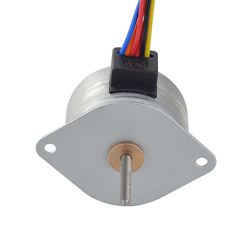 Φ35x22mm PM External Linear Stepper Motor 0.28A Lead 0.5mm/0.0197 Length 21.5mm - 35LN24M01-122 | StepperOnline AU