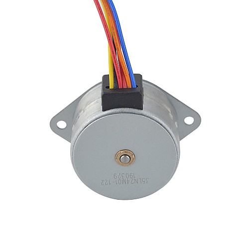 Φ35x22mm PM External Linear Stepper Motor 0.28A Lead 0.5mm/0.0197 Length 21.5mm - 35LN24M01-122 | StepperOnline AU