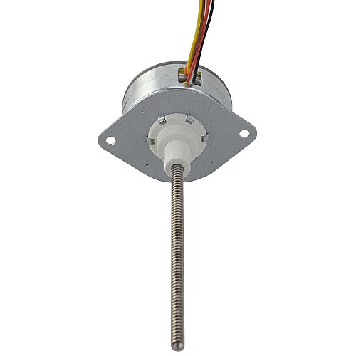 Φ35x17.5mm PM Non-Captive Linear Stepper Motor 0.46A Lead 1.22mm/0.047 Length 139.7mm - 35LN48M01-244 | StepperOnline AU