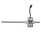 Φ35x17.5mm PM Non-Captive Linear Stepper Motor 0.46A Lead 1.22mm/0.047 Length 139.7mm - 35LN48M01-244 | StepperOnline AU