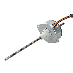 CN On Sale - Φ35x17.5mm PM Non-Captive Linear Stepper Motor 0.46A Lead 1.22mm/0.047" Length 139.7mm