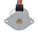 Φ35x22mm PM External linear stepper motor 0.2A Lead 0.5mm/0.0197 Length 21.5mm - 35LN48M02-122 | StepperOnline AU