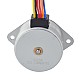 Φ35x22mm PM External linear stepper motor 0.2A Lead 0.5mm/0.0197 Length 21.5mm - 35LN48M02-122 | StepperOnline AU