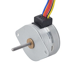 CN On Sale - Φ35x22mm PM External linear stepper motor 0.2A Lead 0.5mm/0.0197" Length 21.5mm