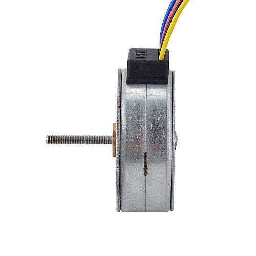 Φ42x16.5mm PM External Linear Stepper Motor 0.4A Lead 0.5mm/0.0197 Length 21mm - 42LN48S01-122 | StepperOnline AU