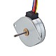 Φ42x16.5mm PM External Linear Stepper Motor 0.4A Lead 0.5mm/0.0197 Length 21mm - 42LN48S01-122 | StepperOnline AU