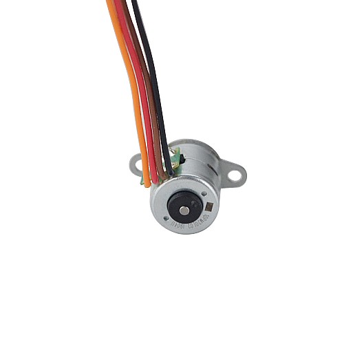 Φ10.25x11mm PM Stepper motor 18deg 1.96mN.m(0.278oz.in) 0.2A 4 Wires - 10PM20L02 | StepperOnline AU