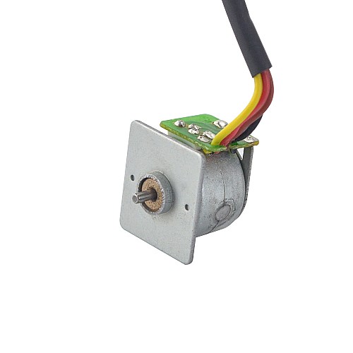 Φ15x12mm PM Stepper motor 18deg 2.45mN.m(0.347oz.in) 0.04A 4 Wires - 15PM20L01 | StepperOnline AU