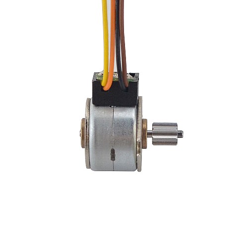 Φ15x12mm PM Stepper motor 18deg 3.43mN.m(0.486oz.in) 0.4A 4 Wires - 15PM20L02 | StepperOnline AU
