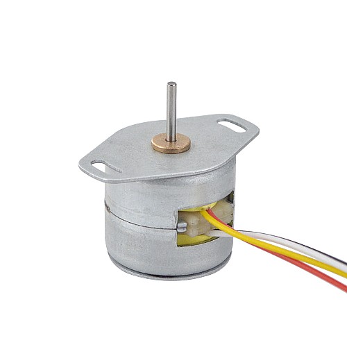Φ20x18.2mm PM Stepper motor 18deg 5.88mN.m(0.833oz.in) 0.5A 4 Wires - 20PM20L01 | StepperOnline AU