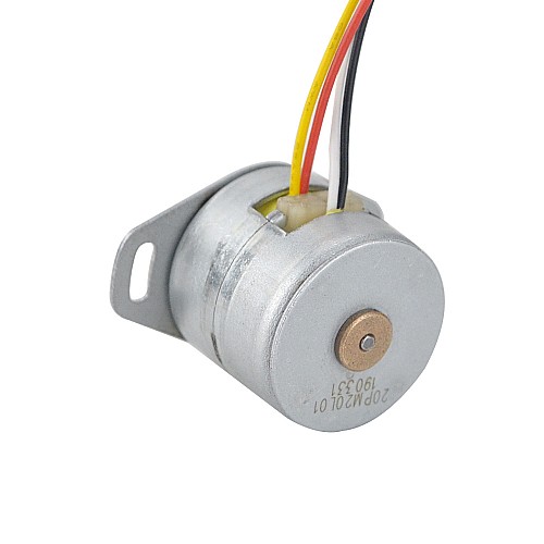 Φ20x18.2mm PM Stepper motor 18deg 5.88mN.m(0.833oz.in) 0.5A 4 Wires - 20PM20L01 | StepperOnline AU